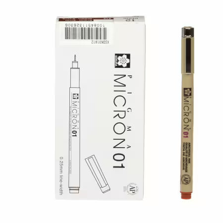 Pigma Micron 01 Pen .25mm Brown