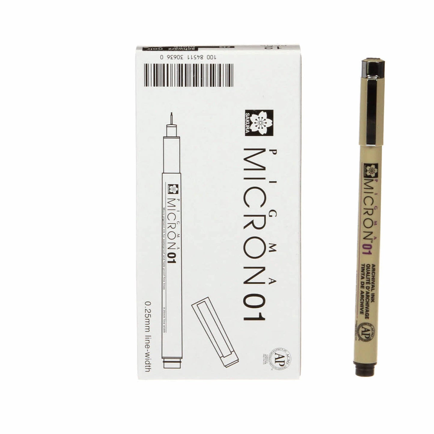Pigma Micron 01 Pen .25mm Black