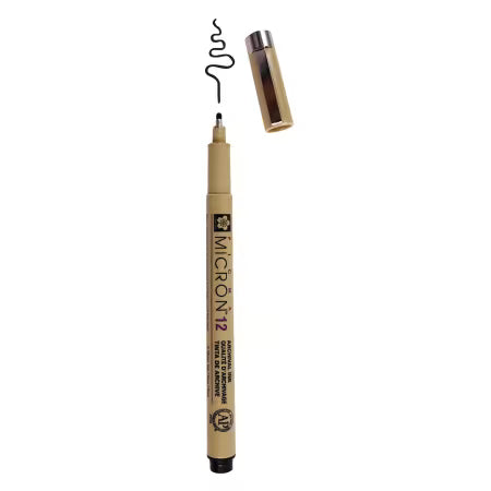 Pigma Micron 12 Pen .7mm Black