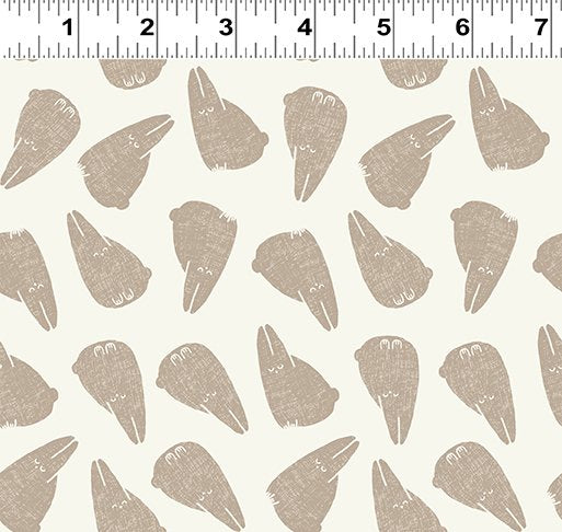 Forest Ferns - Hares - Lt Cream