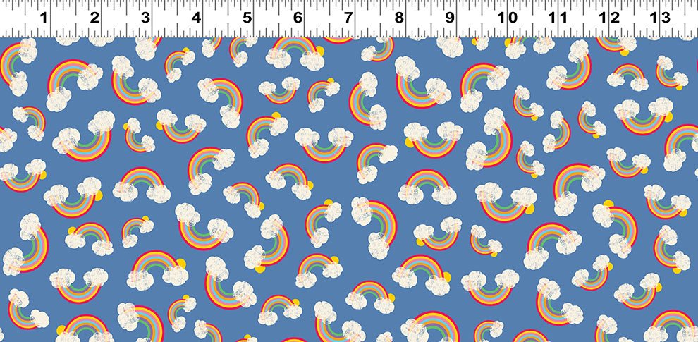 Noah & Friends 2 - Rainbows - Denim