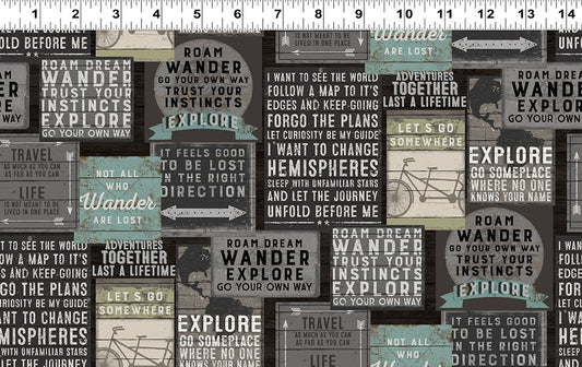 Explore - Signs - Black