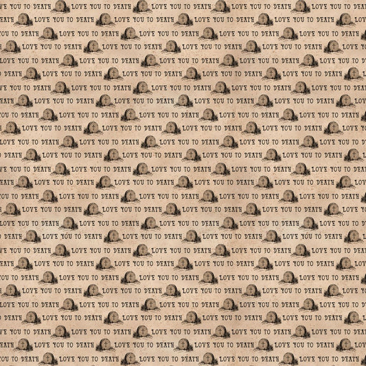 Gothic Halloween - Love You - Khaki