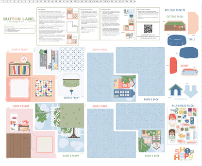 Shop Hop - Canvas - Button Lane Panel