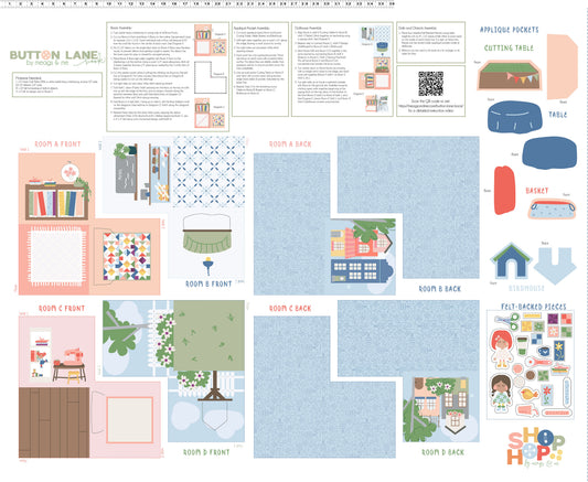 Shop Hop - Canvas - Button Lane Panel