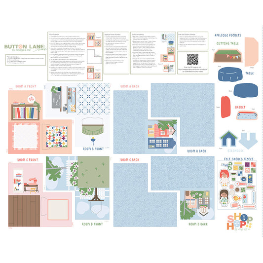 Shop Hop - Canvas - Button Lane Panel
