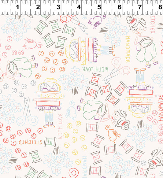 Shop Hop - Line Art - Multi