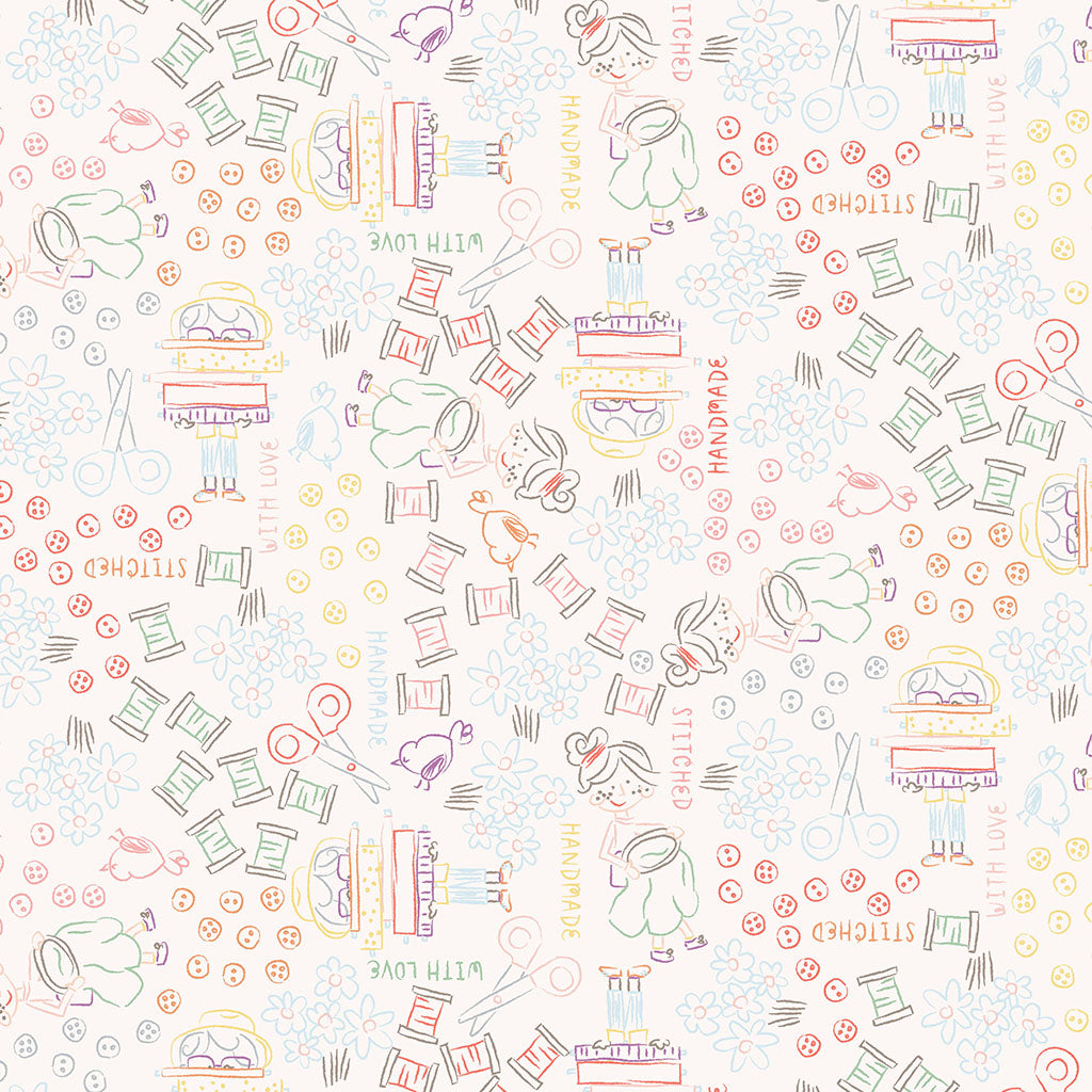 Shop Hop - Line Art - Multi