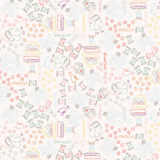 Shop Hop - Line Art - Multi