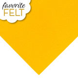 OESD Favorite Felt Yellow 8"x12" 2pk