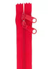 Zipper 30" Double Slide - Hot Red