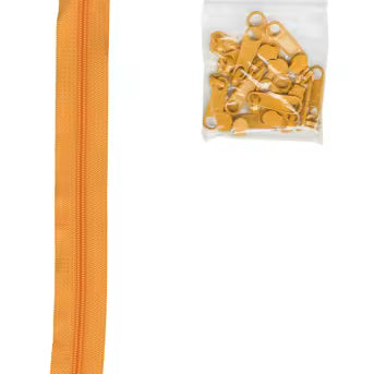 Zippers by the Yard - Papaya - 4 yds