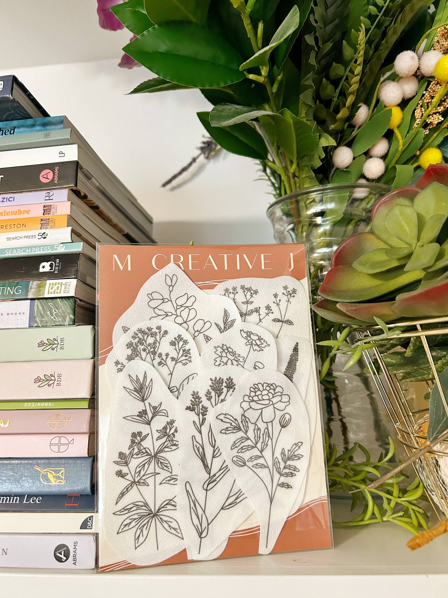 Dye Plants Embroidery Patterns - Botanical Stick and Stitch