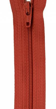 Zipper- 14" Trimmable -Pumpkin