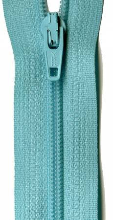 Zipper- 14" Trimmable - Misty Teal