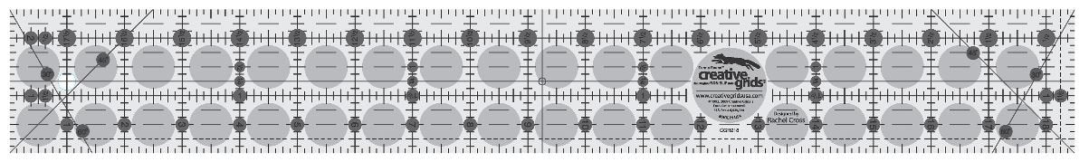 Creative Grids 2 1/2 x 18 1/2" Ruler