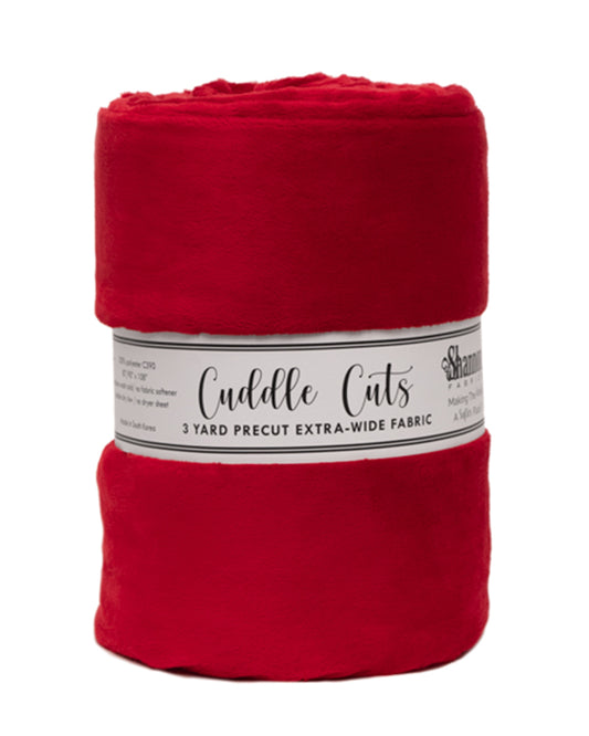 3 Yd Extra Wide Cuddle Cut - Cardinal