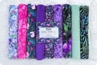 Cuddle - Fat Quarter Pack Whispering Blooms Purple