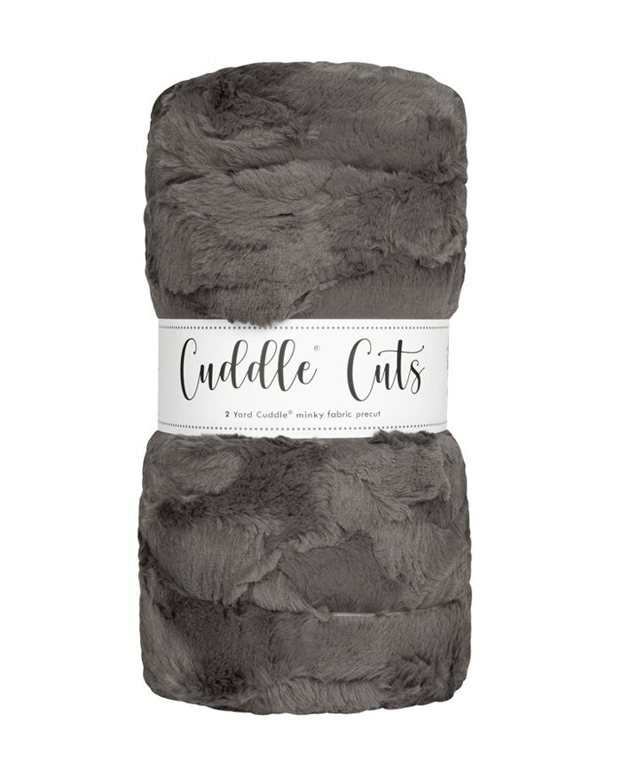 2 yd Luxe Cuddle Cut - Hide Charcoal