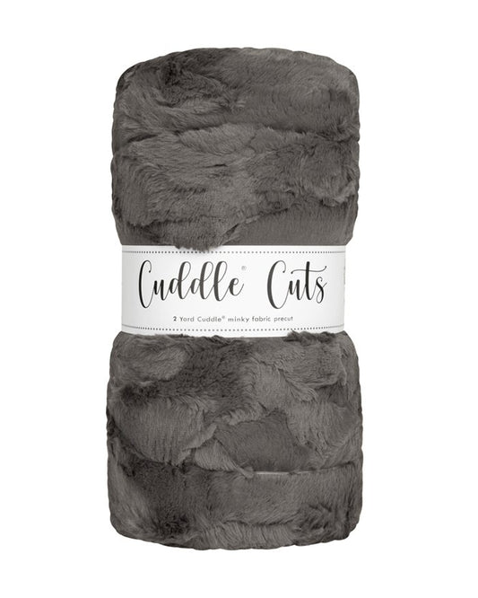 2 yd Luxe Cuddle Cut - Hide Charcoal