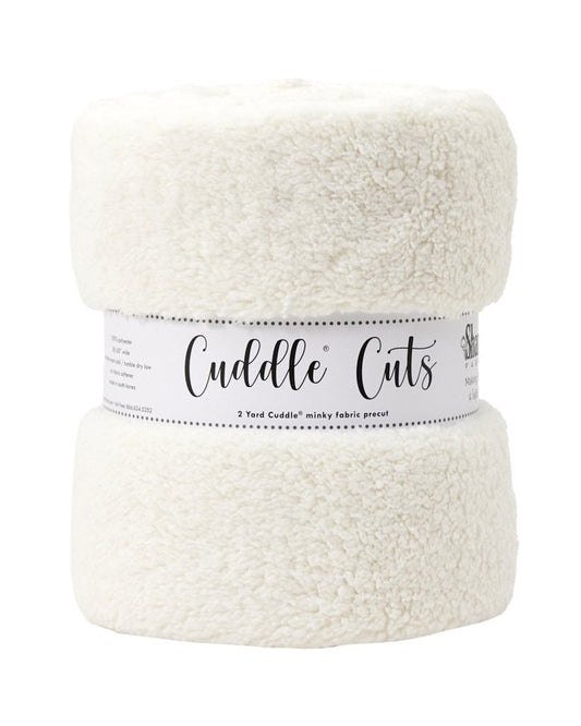 2 Yd Luxe Cuddle Cut - Sherpa Ivory