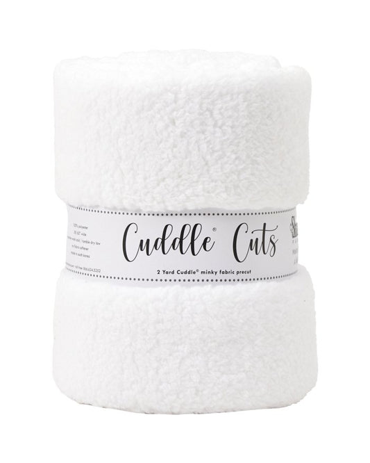 2 Yd Luxe Cuddle Cut - Sherpa White