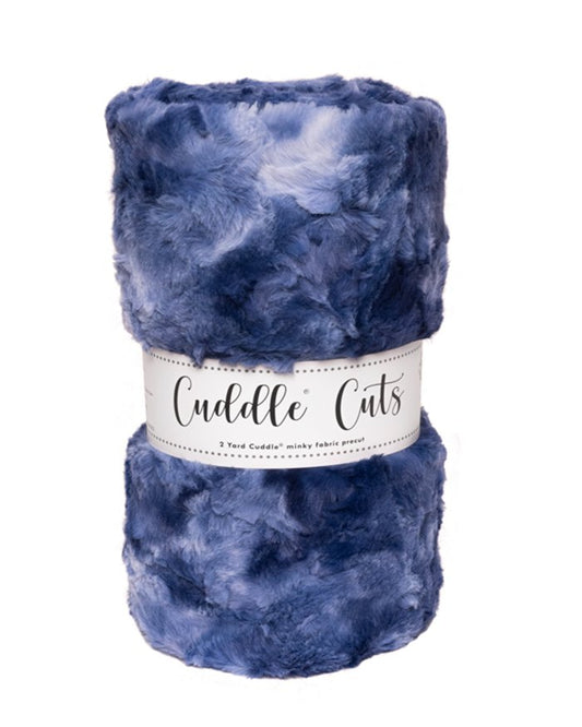 2 yd Luxe Cuddle Cut - Galaxy Sapphire
