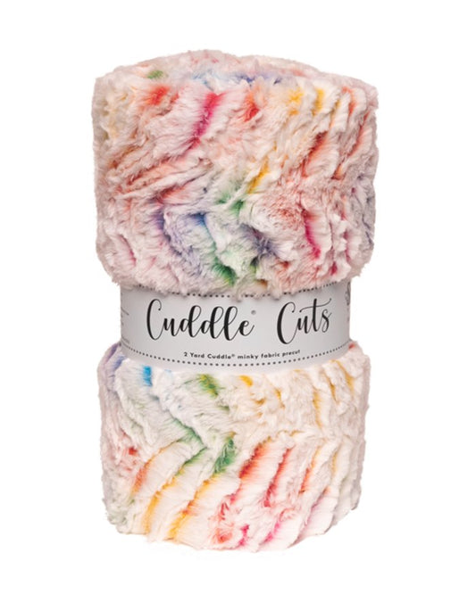 2 yd Luxe Cuddle Cut - Prism Vibrant