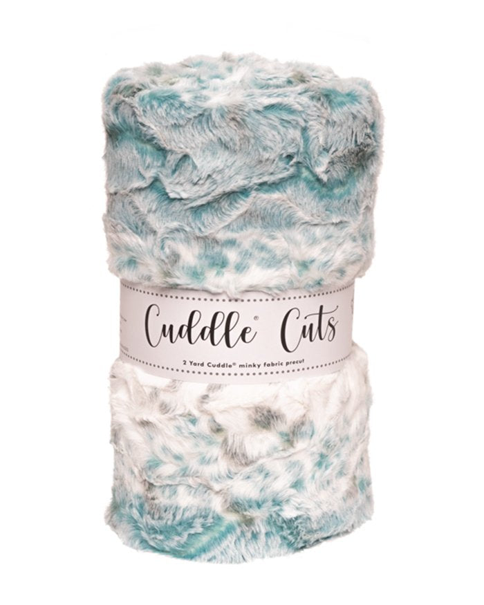 2 yd Luxe Cuddle Cut - Snowy Owl - Mallard