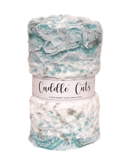 2 yd Luxe Cuddle Cut - Snowy Owl - Mallard