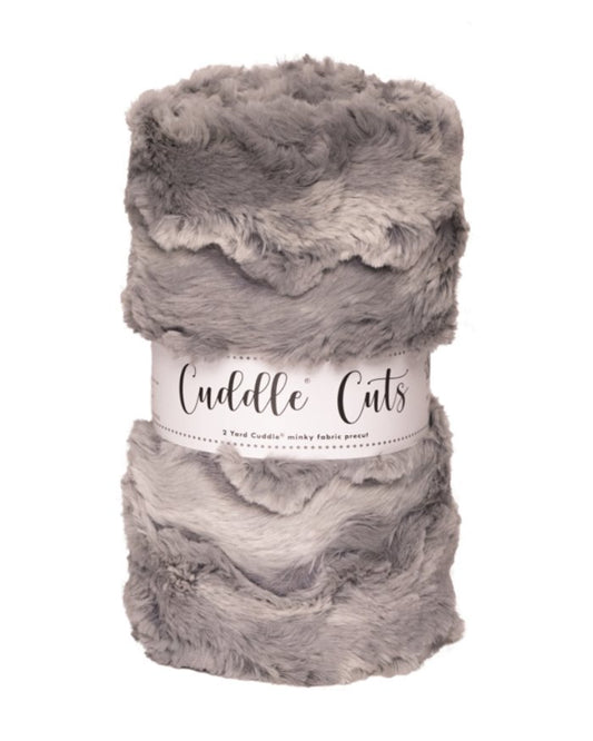 2 yd Luxe Cuddle Cut - Wild Rabbit Silver