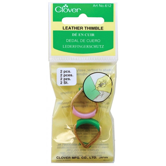 Leather Thimble 2pc