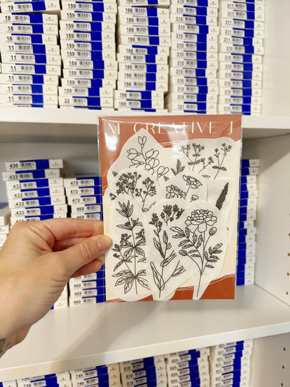 Dye Plants Embroidery Patterns - Botanical Stick and Stitch