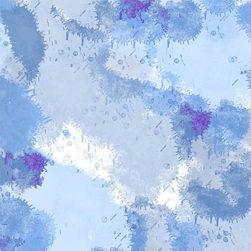 Paws in the Rain - Puddles - Blue