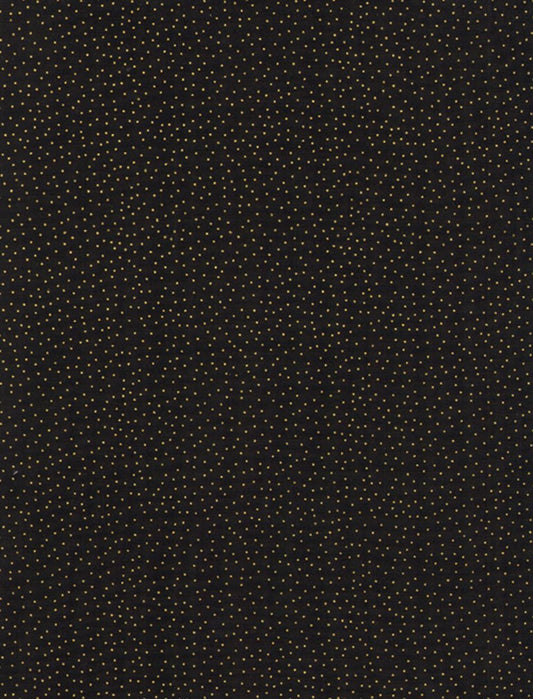 Metallic Pin Dots - Black