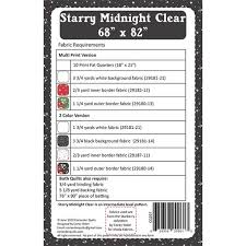 Starry Midnight Clear Quilt Pattern