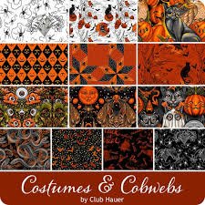 Costumes & Cobwebs Fat Quarter Bundle - 13 pieces