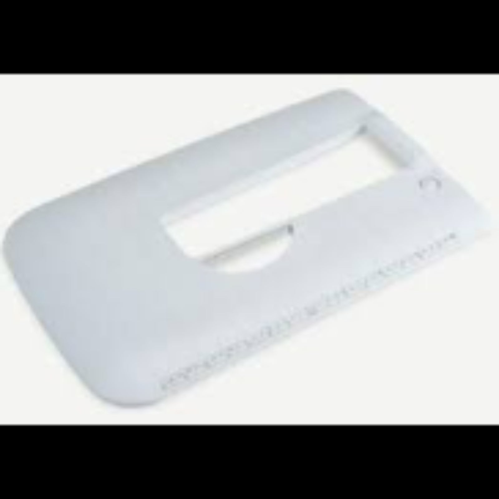 A white replacement sewing table with a rectangular cutout, shown on a plain light background.