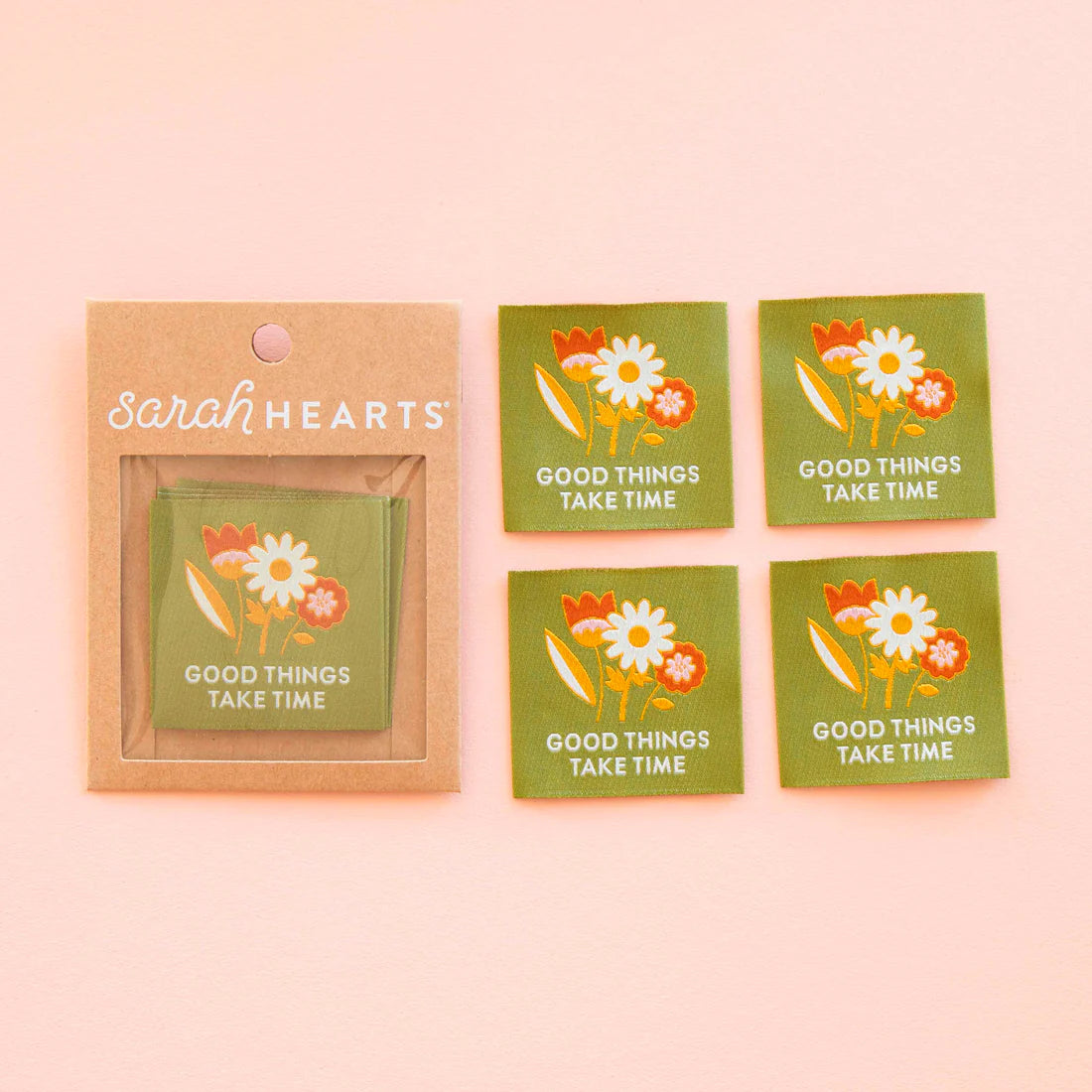 Good Things Take Time - Labels 4pc