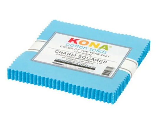 Kona Cotton - Charm Squares - COTY 2021 Horizon