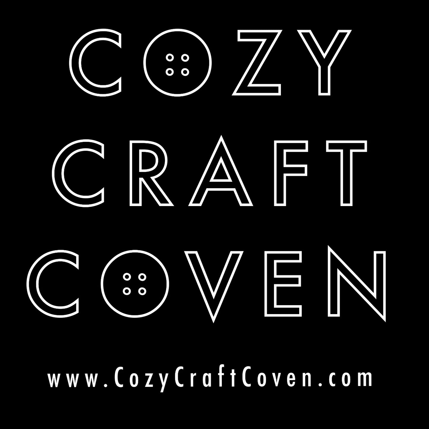 Cozy Craft Coven logo.