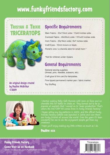 Tristan & Trixie Triceratops