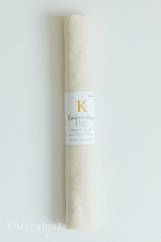 Embroidery Felt - Buttermilk