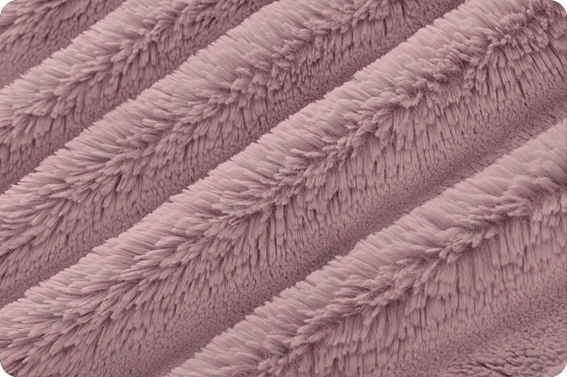 Luxe Cuddle - Bunny - Misty Mauve 2 yard remnant