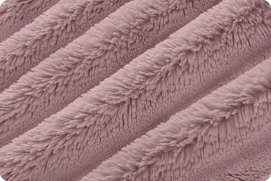 Luxe Cuddle - Bunny - Misty Mauve 2 yard remnant
