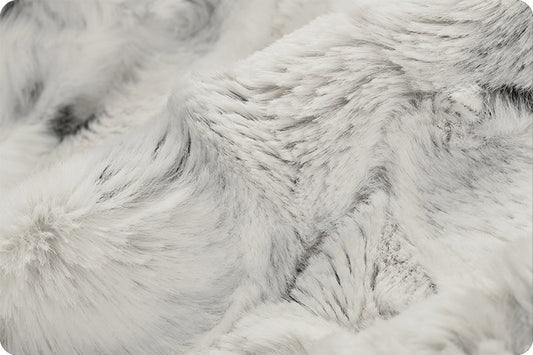 2 yd Luxe Cuddle Cut - Snowy Owl - Alloy