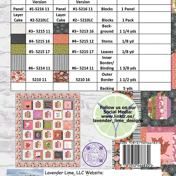 Layer Cake Pumpkins - Quilt Pattern