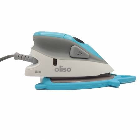 Oliso Mini Iron Turquoise with Trivet