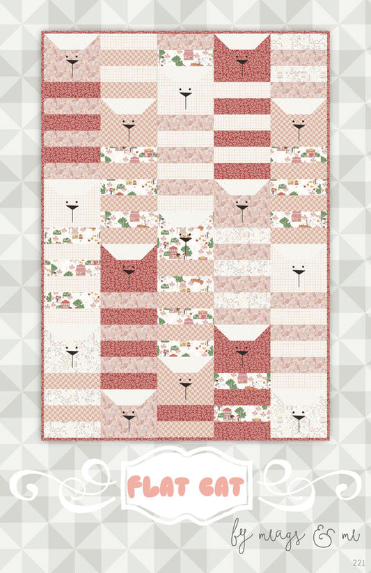 Shop Hop - Flat Cat - Quilt Pattern