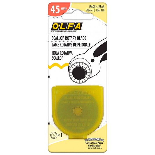 Decorative 45mm Scallop Blade